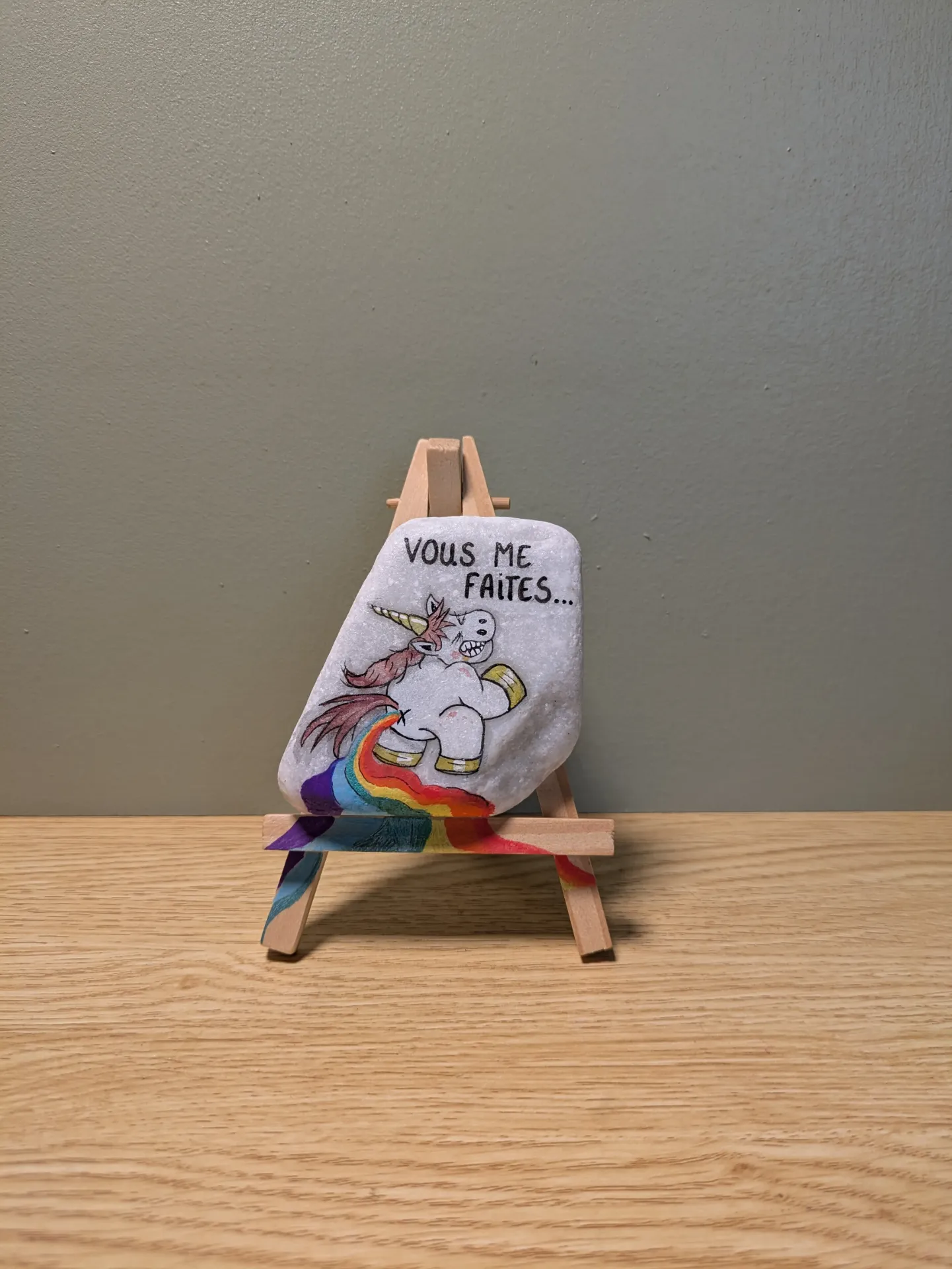 Licorne "Vous me faites..."